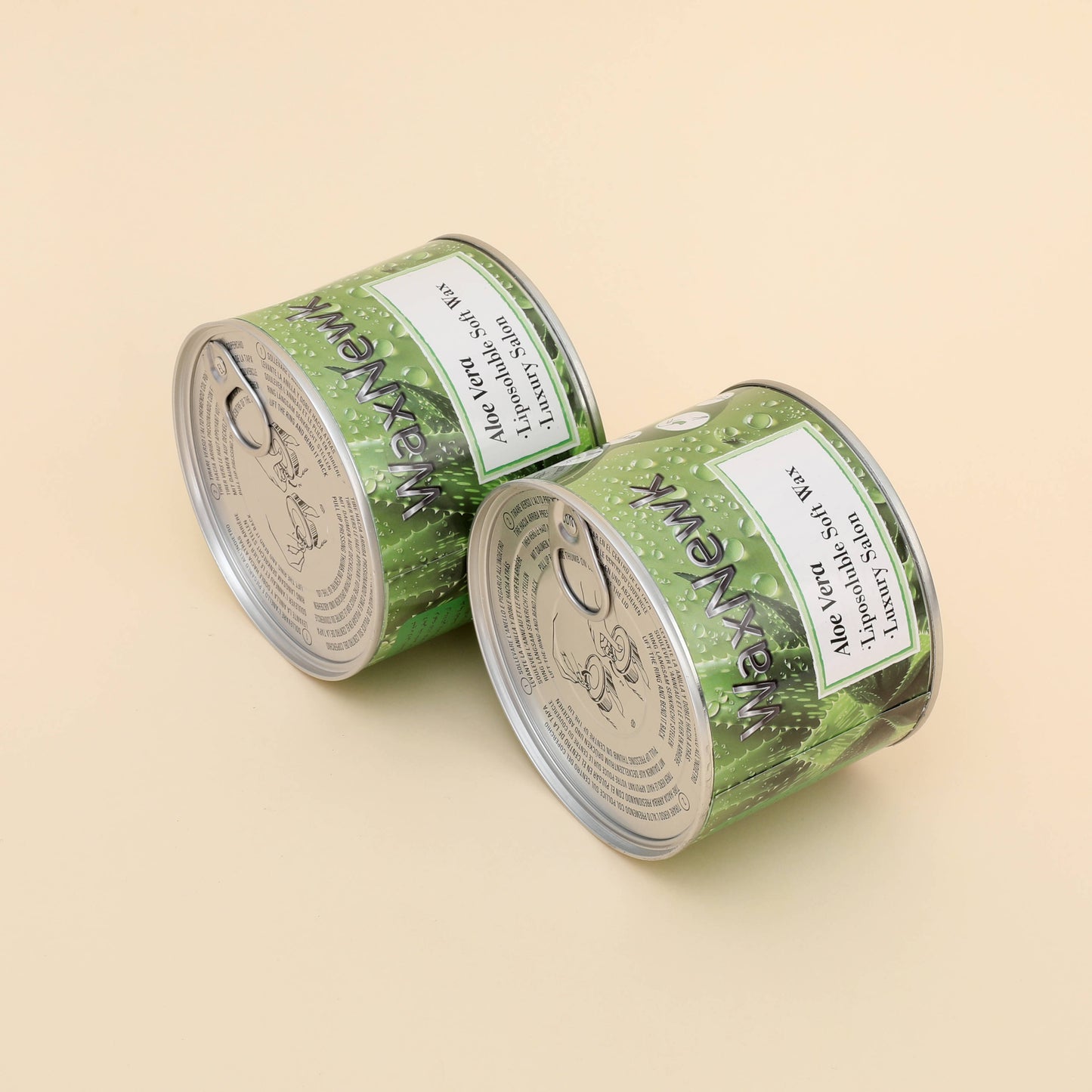 WaxNewK 400g aloe Flavor 400ML warm wax Wholesale Private Label Depilatory Cartridge soft liposoluble wax