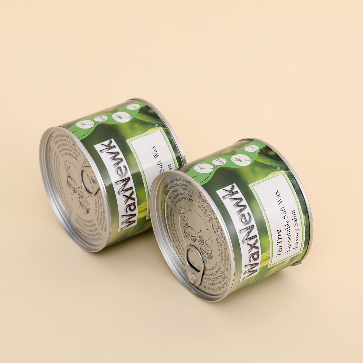 WaxNewK Tea tree bikini depilatory waxing can in tin depilation 400g cream warm hair removal soft wax