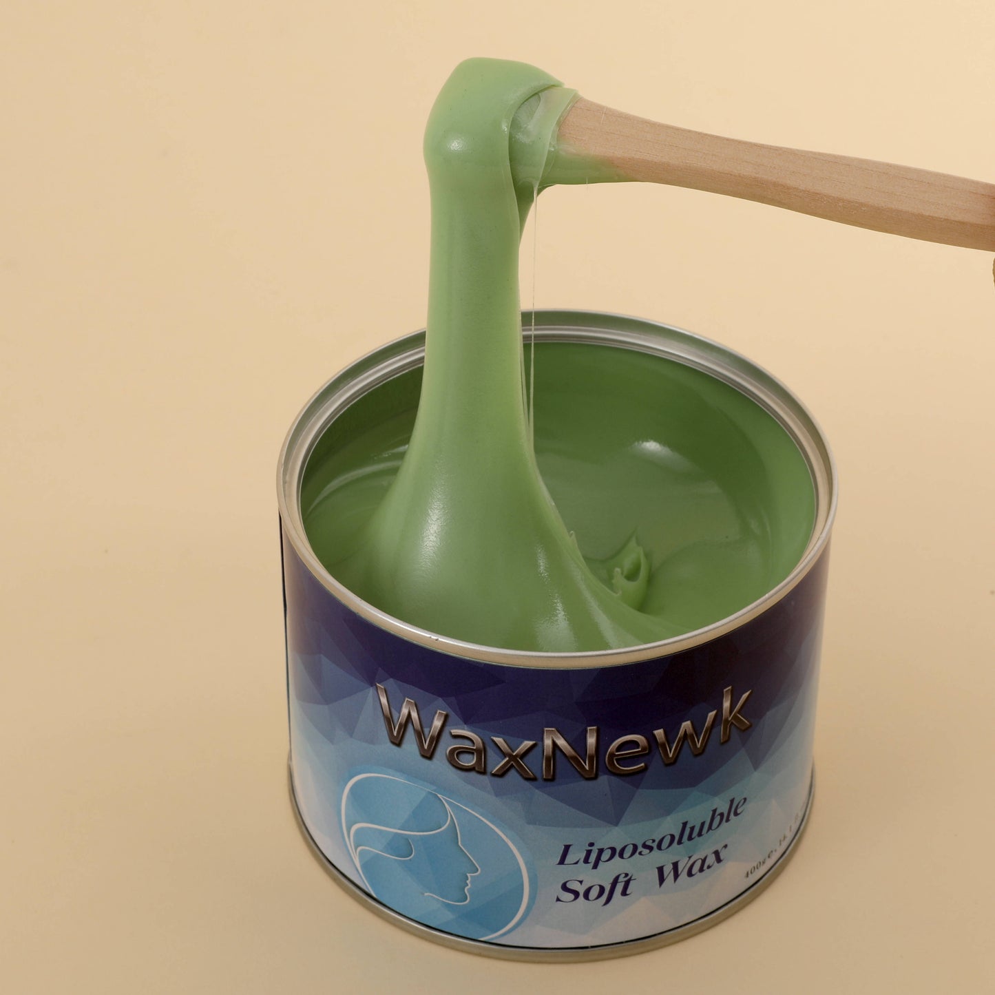 WaxNewK Tea Tree Rose Bikini Depilatory Waxing Can in Tin Depilation 400g Cream Warm Hair Removal Soft Wax