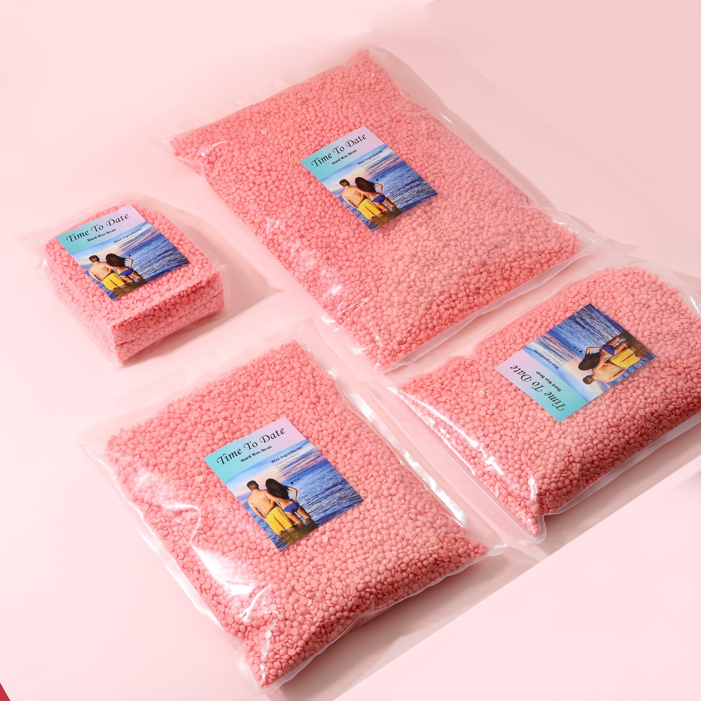 10LB 10 Pound pink rose Hard Beads Hair Removal rosin wax dry fast Wax Beans