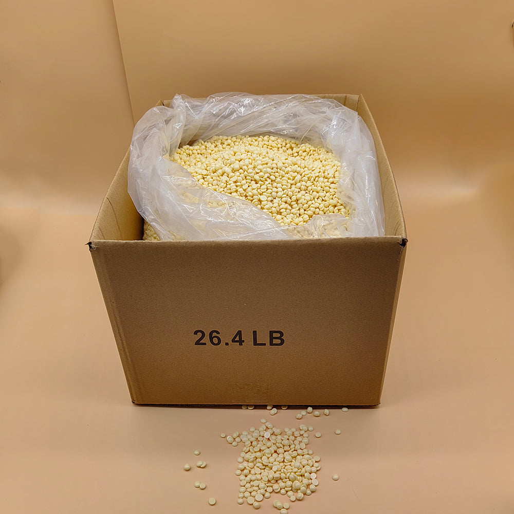 12kg White Chocolate Hard Wax Bean Painless Bean Wax for Smooth Hair Removal for Womens, Girls & College Guys cera depilatoria