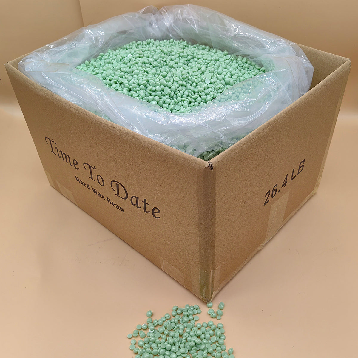 12kg 26.4LB tea tree green color dry fast Painless Brazilian Depilatory cera Wax
