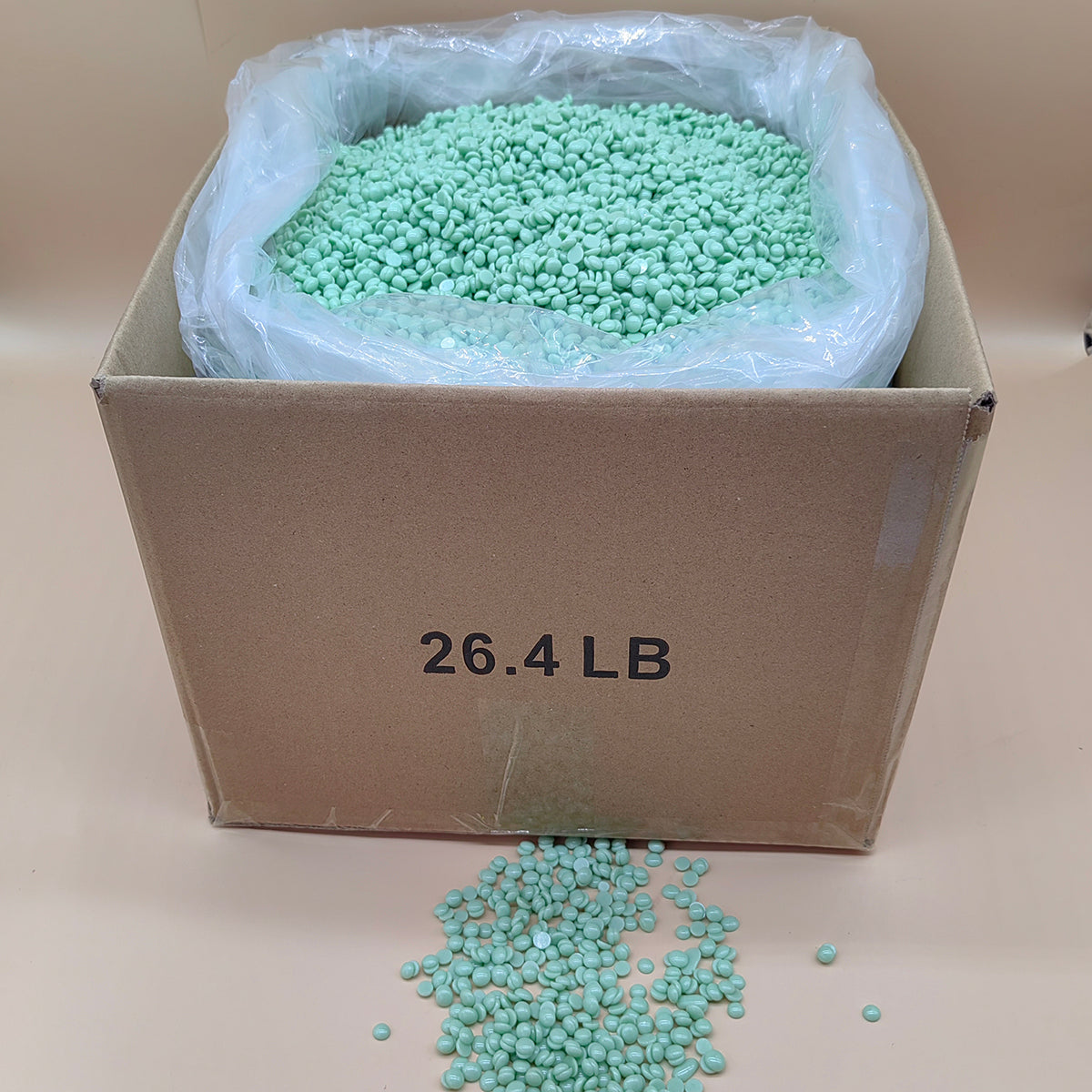 12kg 26.4LB tea tree green color dry fast Painless Brazilian Depilatory cera Wax