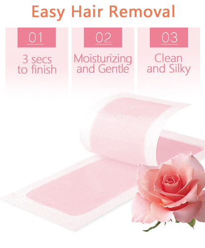 Doll Wax Ready use Pink Cold Wax Strips convenience foot leg arm Body Use Wax Strips for Hair removal