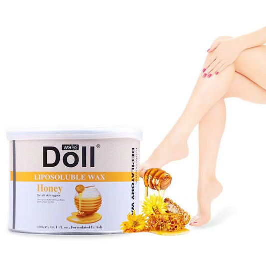 DOLLWAX fatory sale 400g honey liposoluble soft warm painless wax