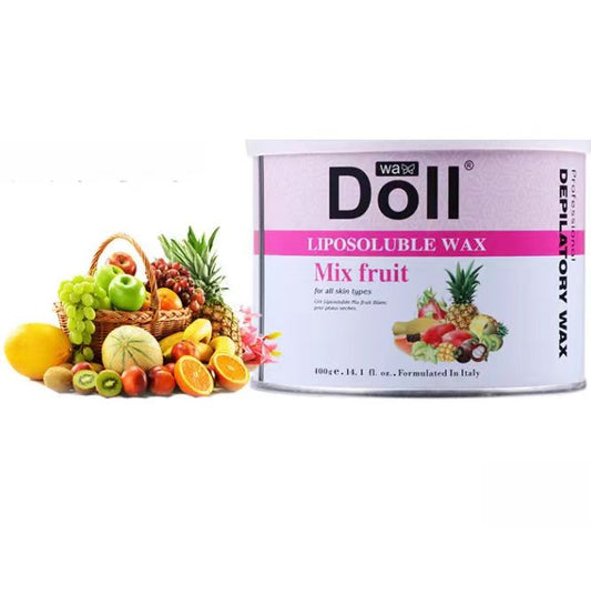 Private label Wholesale best 400g mix fruit tin can depilatory warm soft wax for hair removal