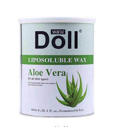 Doll Wax 800g  Aloe flavor tin hair removal warm wax tank painless soft wax can