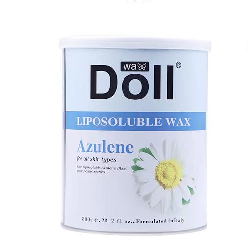 DOLL WAX Body Leg Bikini Hair Removal Cream 800g azulen Depilatory Soft Warm Wax Liposoluble Wax