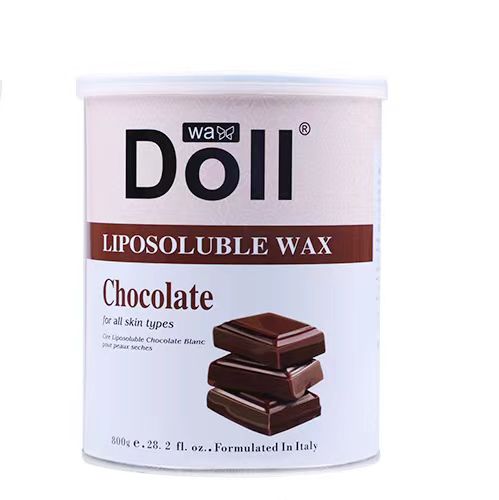 DOLL WAX 800g chocolate hair removal wax private hair removal beeswax cream body in tin cans Hair Removal Liposoluble Wax