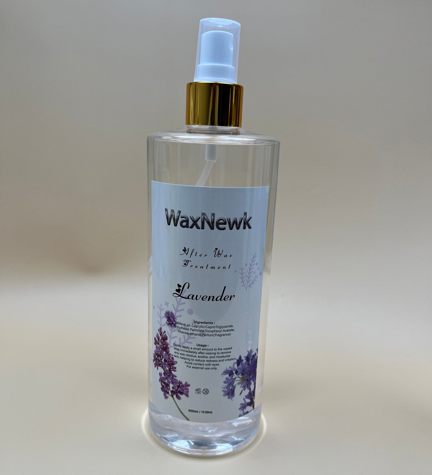 Skin Care Wax Oil Essential 500ml after Wax Treatment Spray after Wax Treatment Oil for Salon Spa