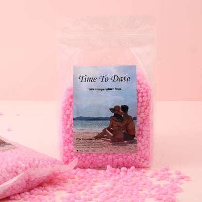 1kg rosin free Sparkle pink hypoallengic wax for sensitive skin