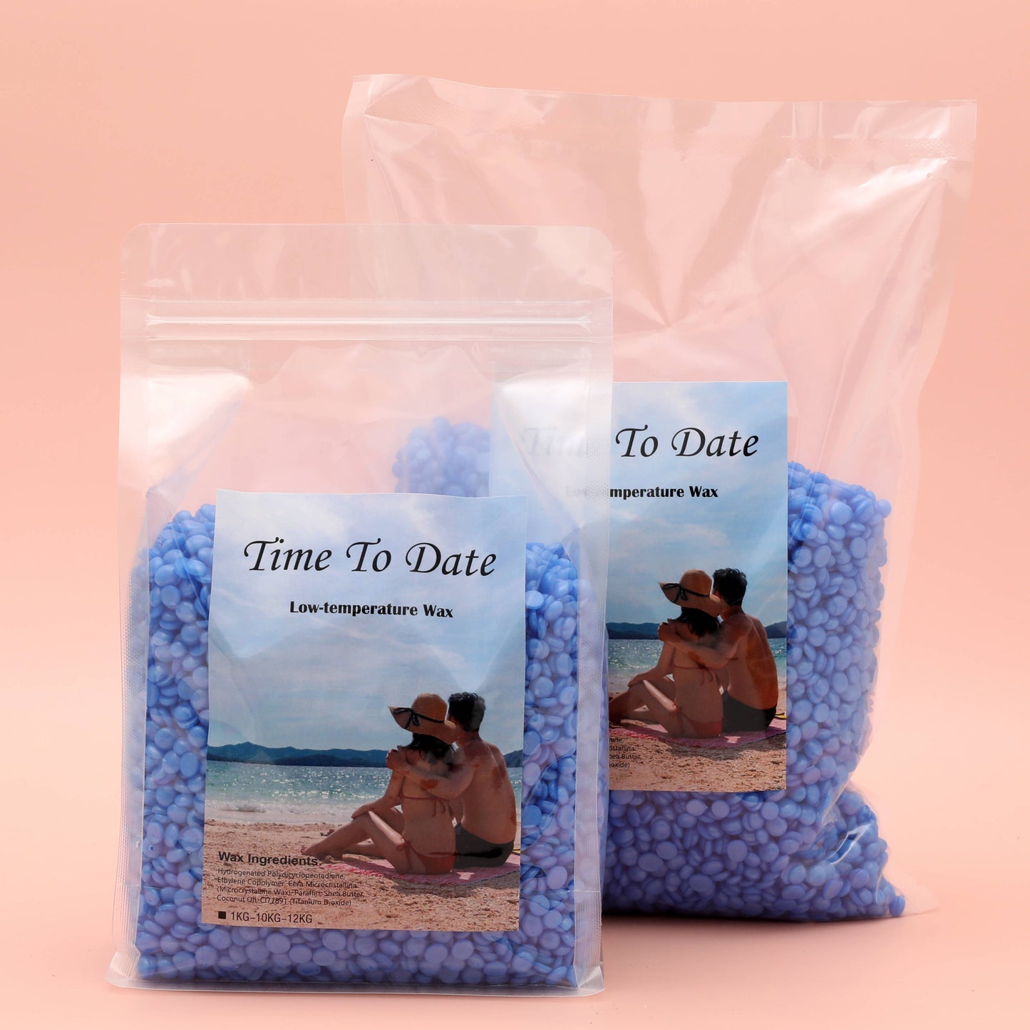 1kg rosin free premium sparkle blue sensitive wax Bikini Hair Removal