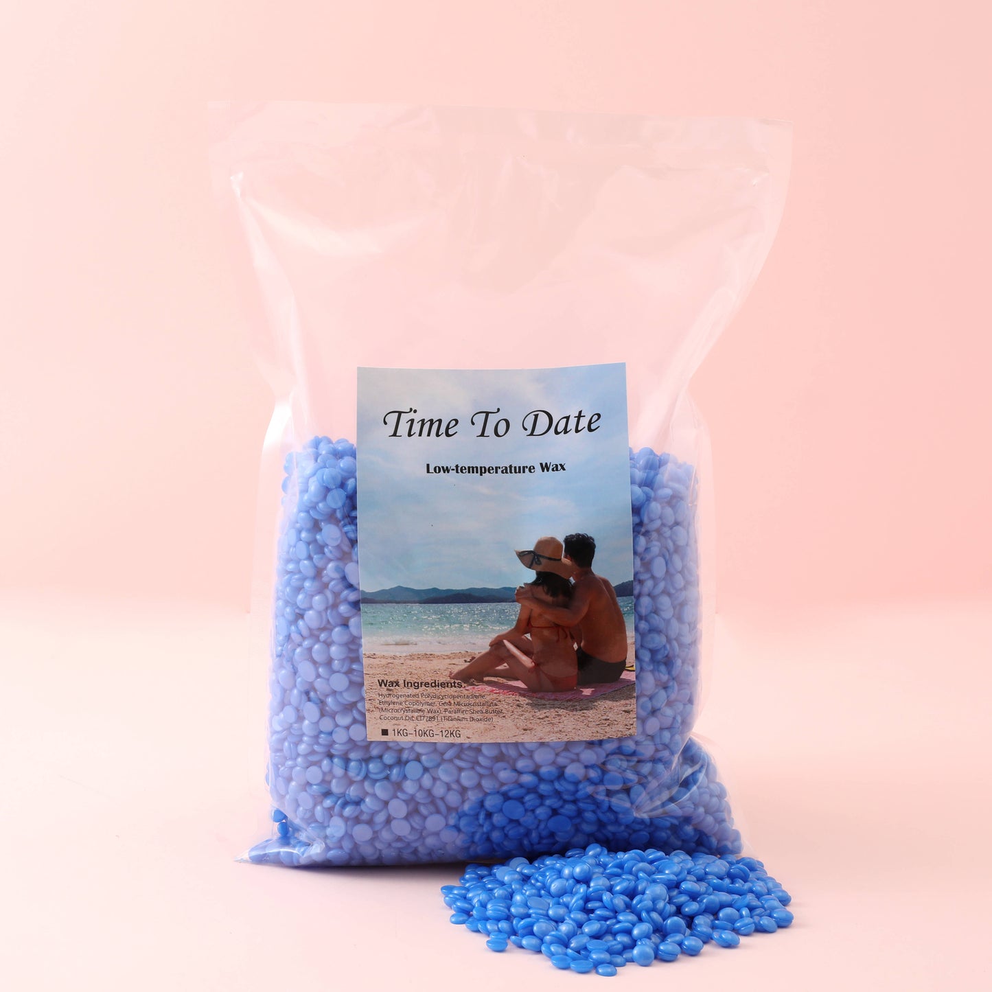 1kg rosin free premium sparkle blue sensitive wax Bikini Hair Removal