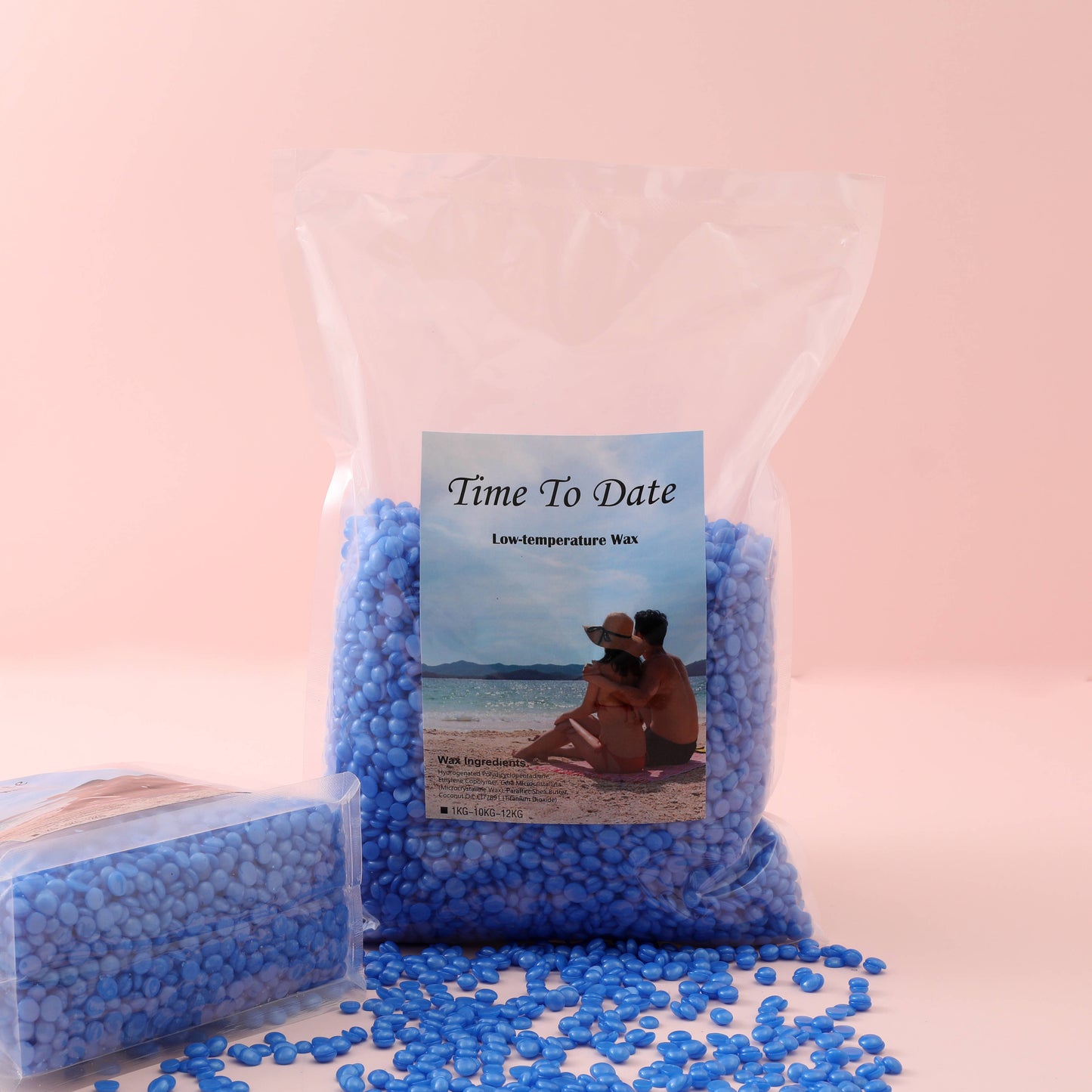 1kg rosin free premium sparkle blue sensitive wax Bikini Hair Removal