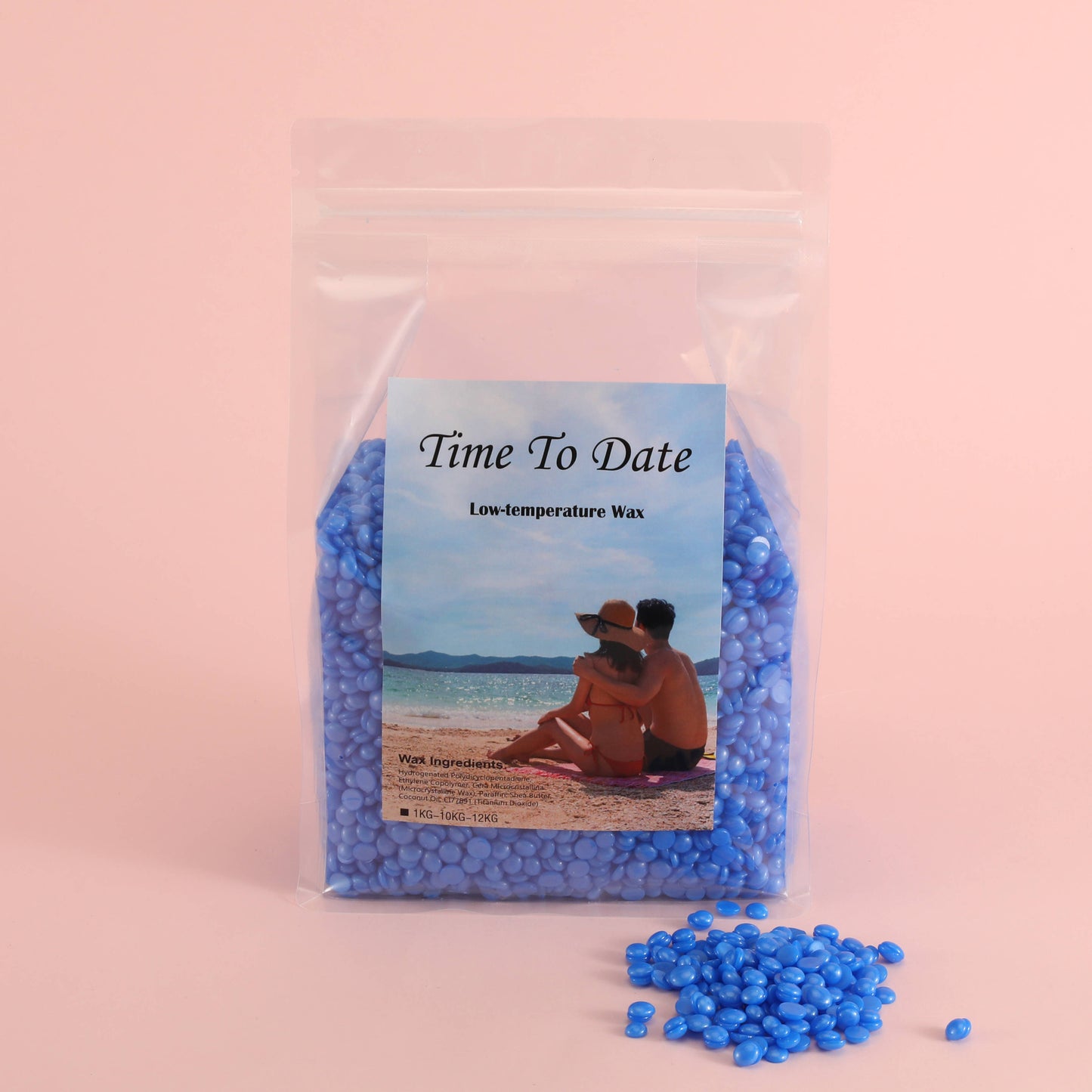 1kg rosin free premium sparkle blue sensitive wax Bikini Hair Removal