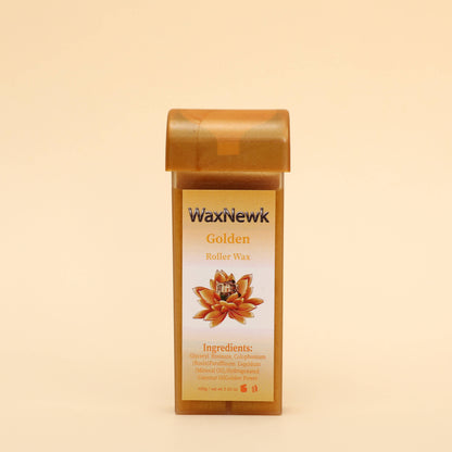 Portable 100g roll on Heating Cartridge Warm Wax Hypoallergenic gold professional Brazilian wax
