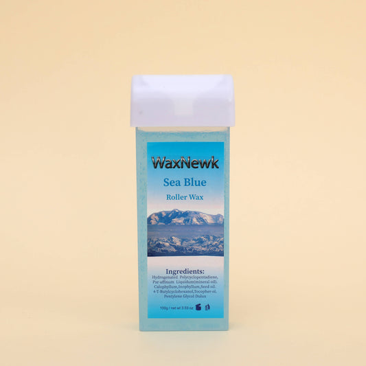 Professionol BRAZILIAN WAX Portable 100g roll on heated rosin free cartridge warm deep sea blue