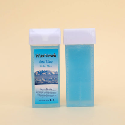 Professionol BRAZILIAN WAX Portable 100g roll on heated rosin free cartridge warm deep sea blue