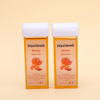WaxNewK factory sale sensitive 100ml honey soft Roll on Wax Cartridge