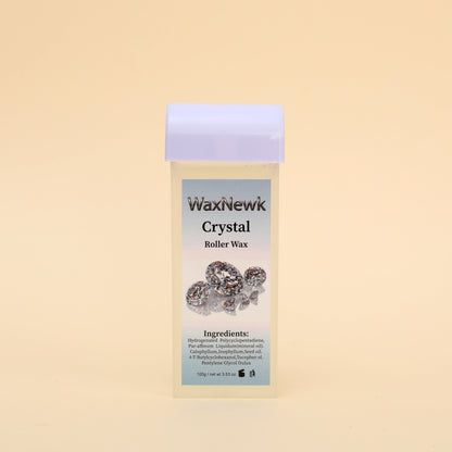 Portable 100g clear roll on Heating Cartridge Warm Wax Sapphire Bronze Rosin-Free Hypoallergenic Wax