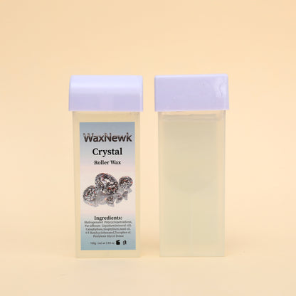 Portable 100g clear roll on Heating Cartridge Warm Wax Sapphire Bronze Rosin-Free Hypoallergenic Wax