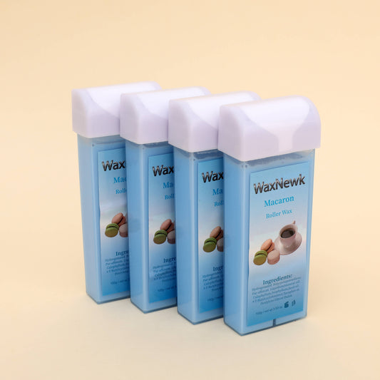 100g Depilatory Wax smooth refill rosin free macaron Roll On Hot Refills Body Hair Removal leg back Waxing Cartridge