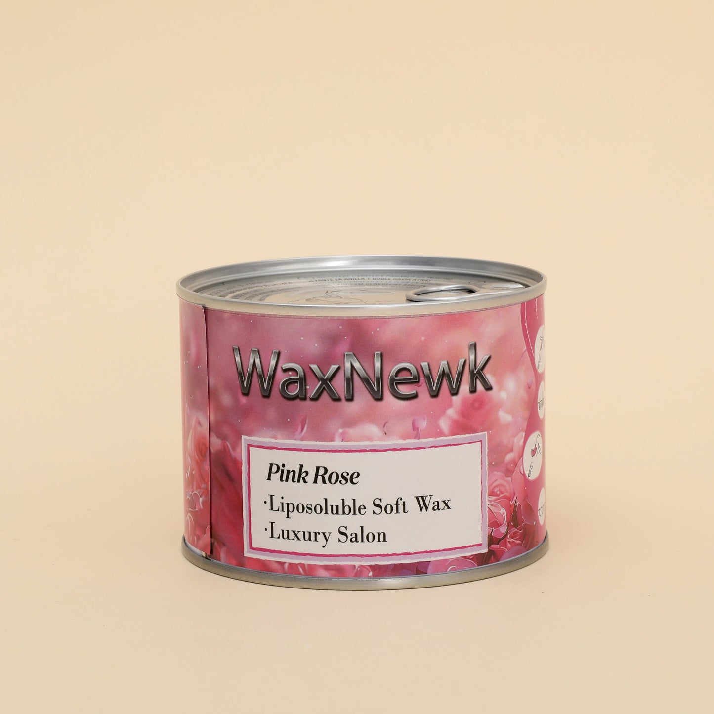 WaxNewK Wax 400g pink rose Hair Removal warm Wax soft in tin can liposoluble wax