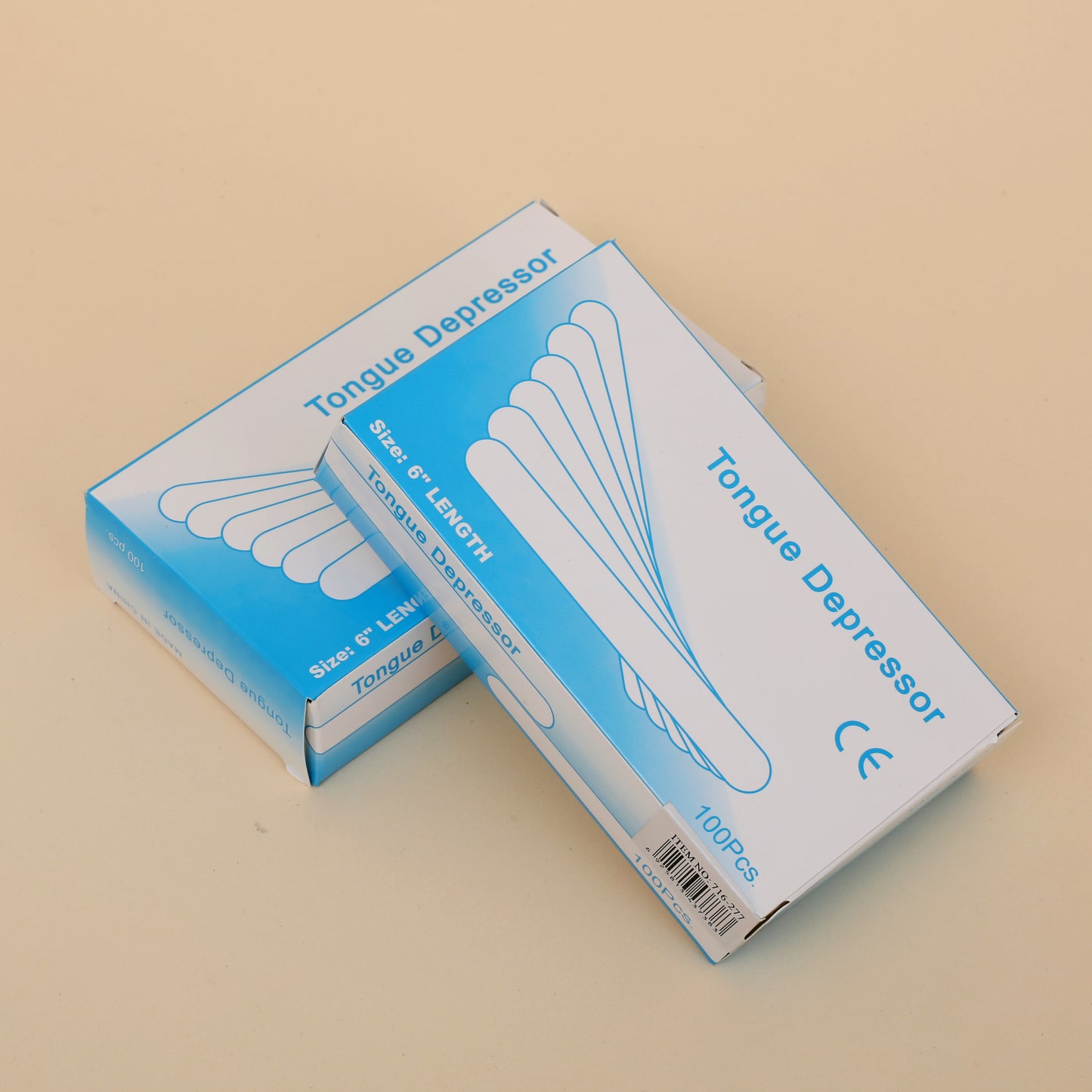 WaxNewK factory sale 100 Large Wax Waxing Wood Body Hair Removal Sticks Applicator Spatula wax wooden spatula