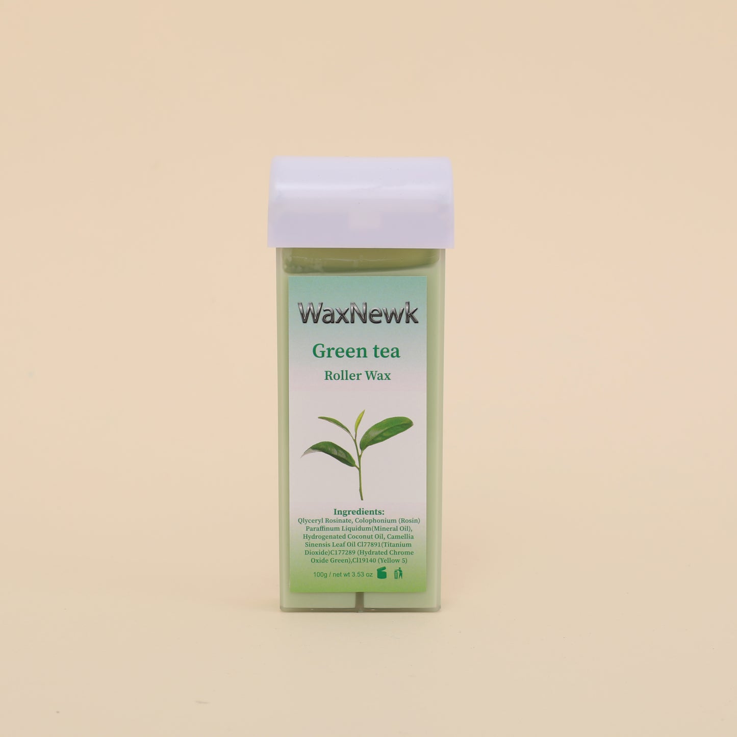 WaxNewK factory sale sensitive 100ml green tea soft Roll on Wax Cartridge