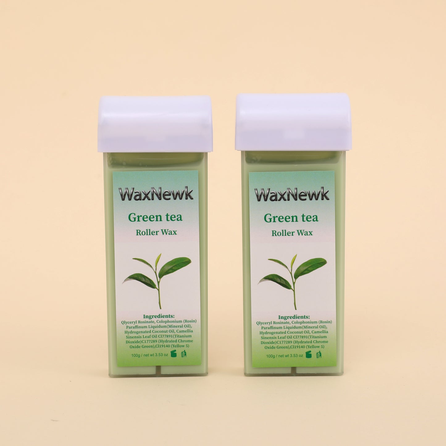 WaxNewK factory sale sensitive 100ml green tea soft Roll on Wax Cartridge