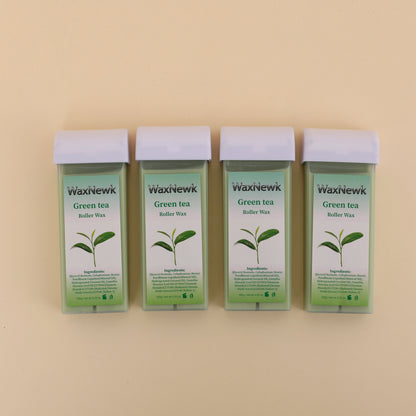 WaxNewK factory sale sensitive 100ml green tea soft Roll on Wax Cartridge