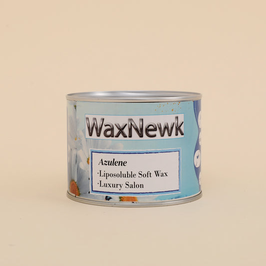 WaxNewK Wholesale 400g tin can depilatory warm soft Private label paste azulene wax hair removal hot wax