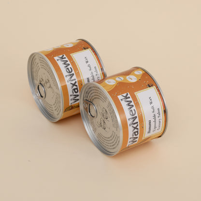 WaxNewK Wholesale Home Use Brow And Facial Hair soft warm wax 400g banana tin can depilatory Removal Wax
