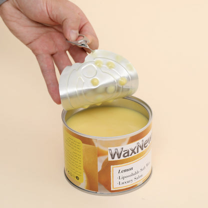 WaxNewK 400ml brazilian bikini depilatory waxing can in tin depilation 400g lemon warm liposoluble hair removal soft wax