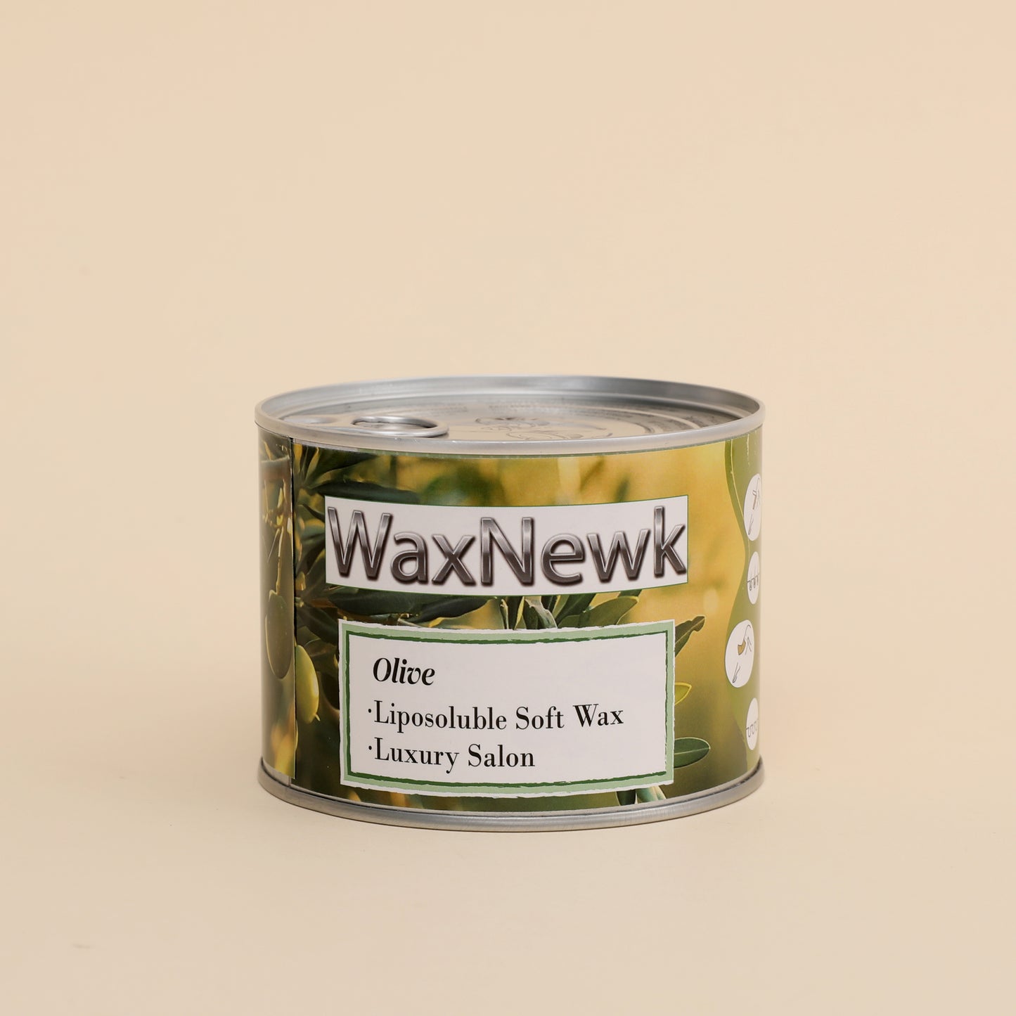 WaxNewK 400g olive flavor good quality hair removal wax red depilatory soft wax tin cans cera depilatoria