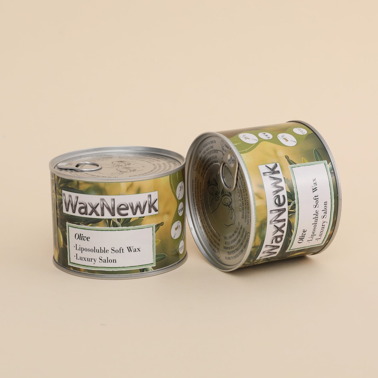 WaxNewK 400g olive flavor good quality hair removal wax red depilatory soft wax tin cans cera depilatoria