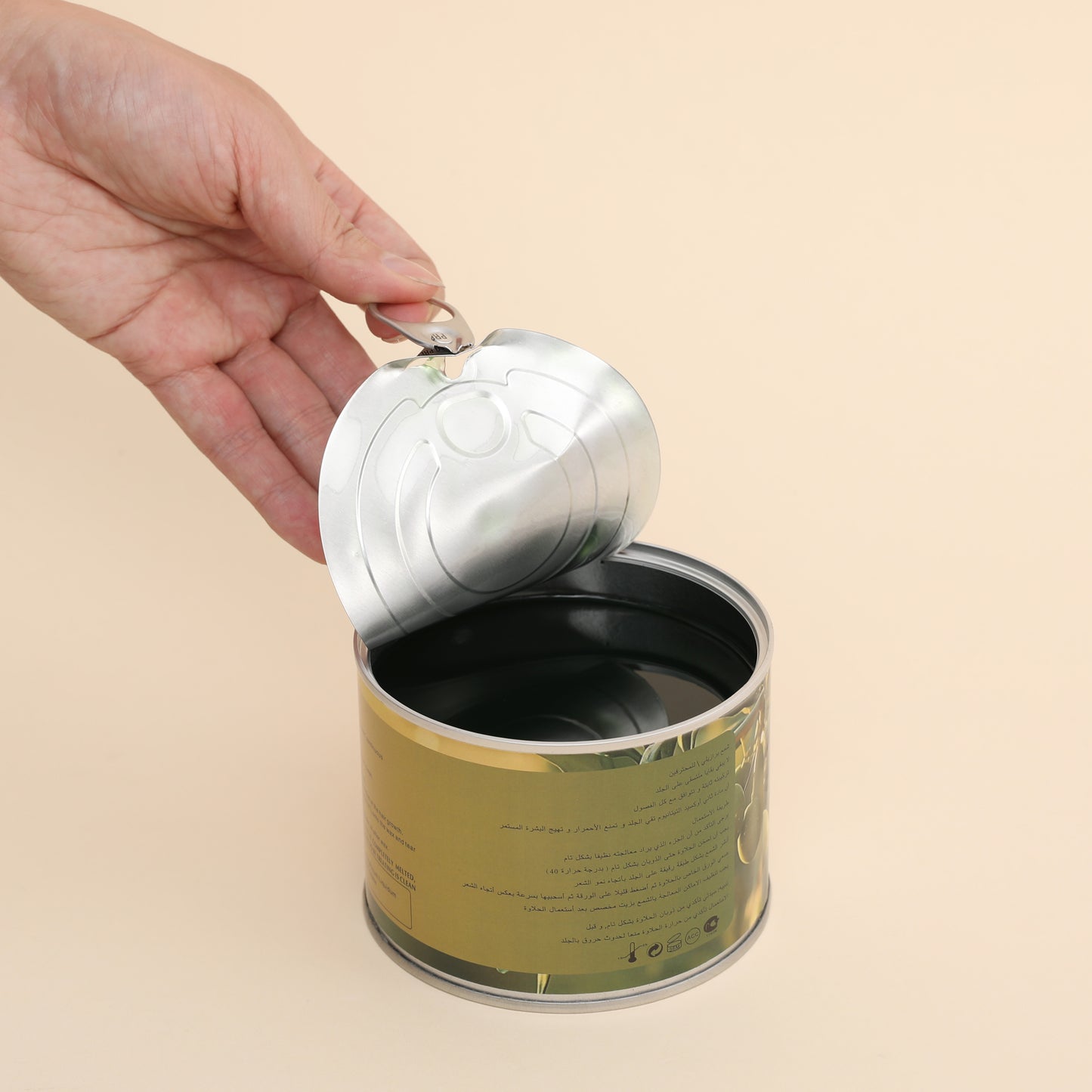 WaxNewK 400g olive flavor good quality hair removal wax red depilatory soft wax tin cans cera depilatoria