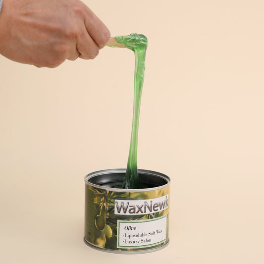 WaxNewK 400g olive flavor good quality hair removal wax red depilatory soft wax tin cans cera depilatoria