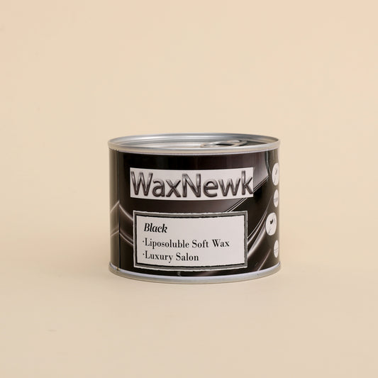 WaxNewK wholesale 400g black warm Wax Products for Hair Removal black soft Tin liposoluble soft body wax