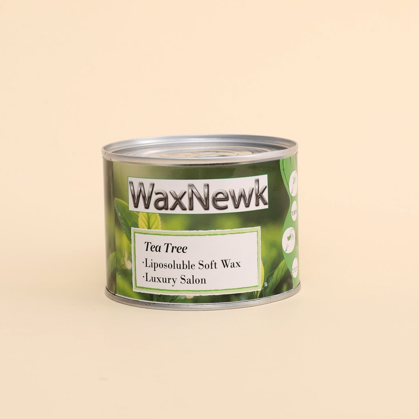 WaxNewK Tea Tree  Bikini Depilatory Waxing Can in Tin Depilation 400g Cream Warm Hair Removal Soft Wax