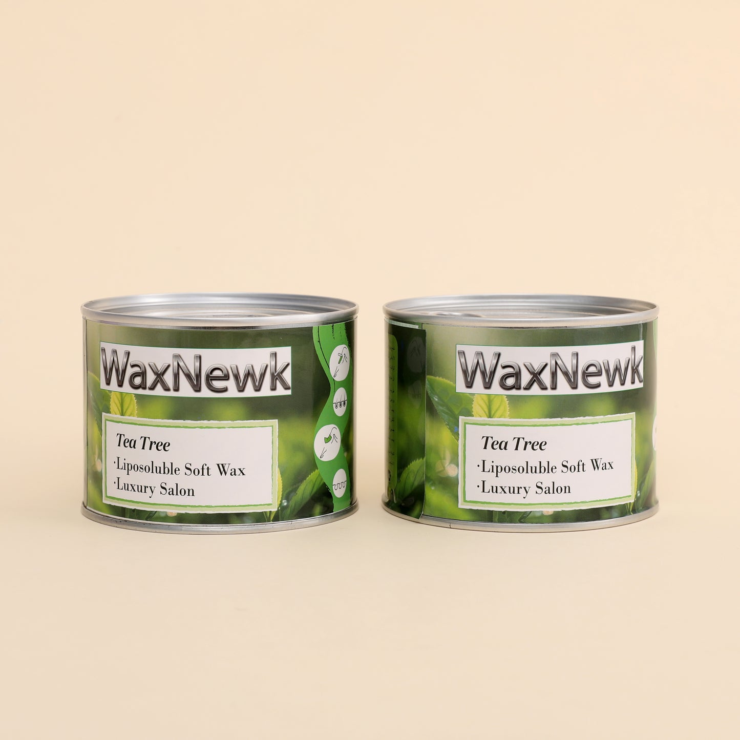 WaxNewK Tea tree bikini depilatory waxing can in tin depilation 400g cream warm hair removal soft wax