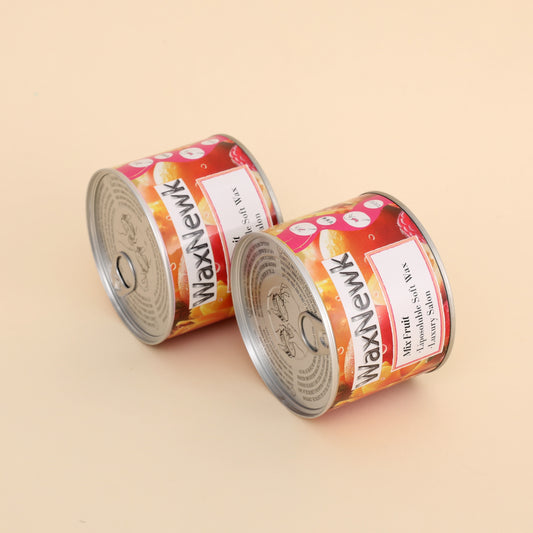 WaxNewK Wholesale best 400g mix fruit tin can depilatory warm soft wax for hair removal