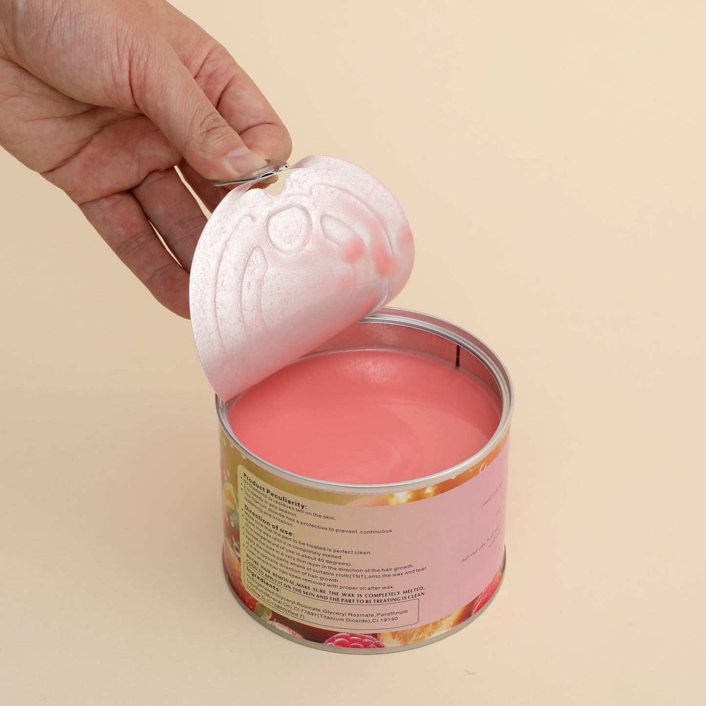 WaxNewK Wholesale best 400g mix fruit tin can depilatory warm soft wax for hair removal