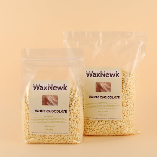 WaxNewK white chocolate wax 1kg high-end hard waxing hair removal body natural brazilian body hard wax beads 1000g