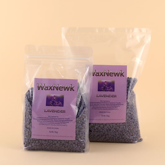 WaxNewK lavender wax 1kg 1000g 2.2LB 2.2pound purple dry fast Easy to Use bulk Sensitive Skin Brazilian Wax