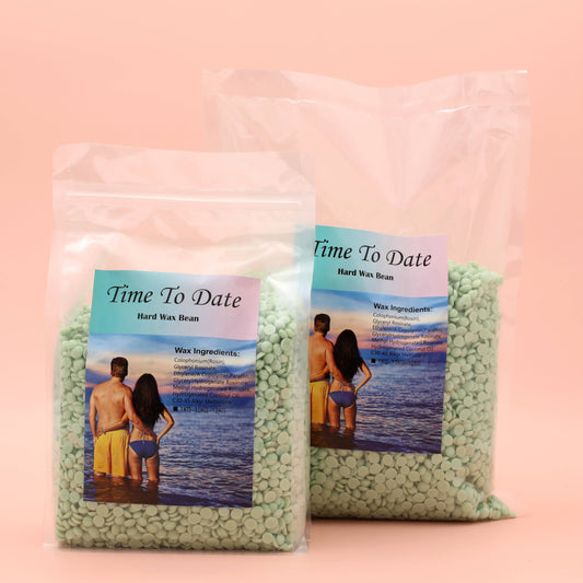 Private label professional depilatory wax 1KG tea tree hot film hard personal care body brazilian wax bean