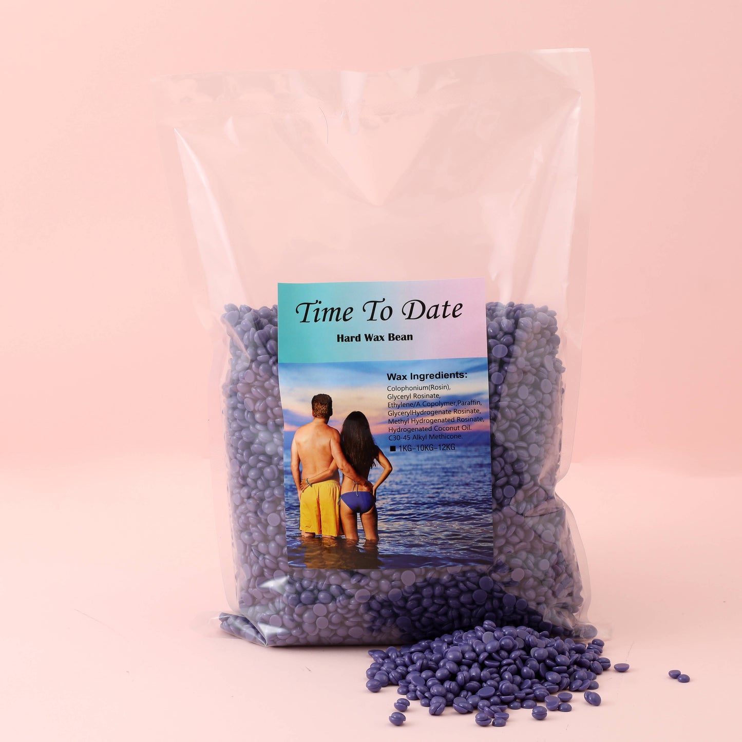 1kg 1000g 2.2 lb 2.2 pound Hard Wax Beads Lavender beads Hair Removal Natural Gentle Wax for Brazilian Bikini