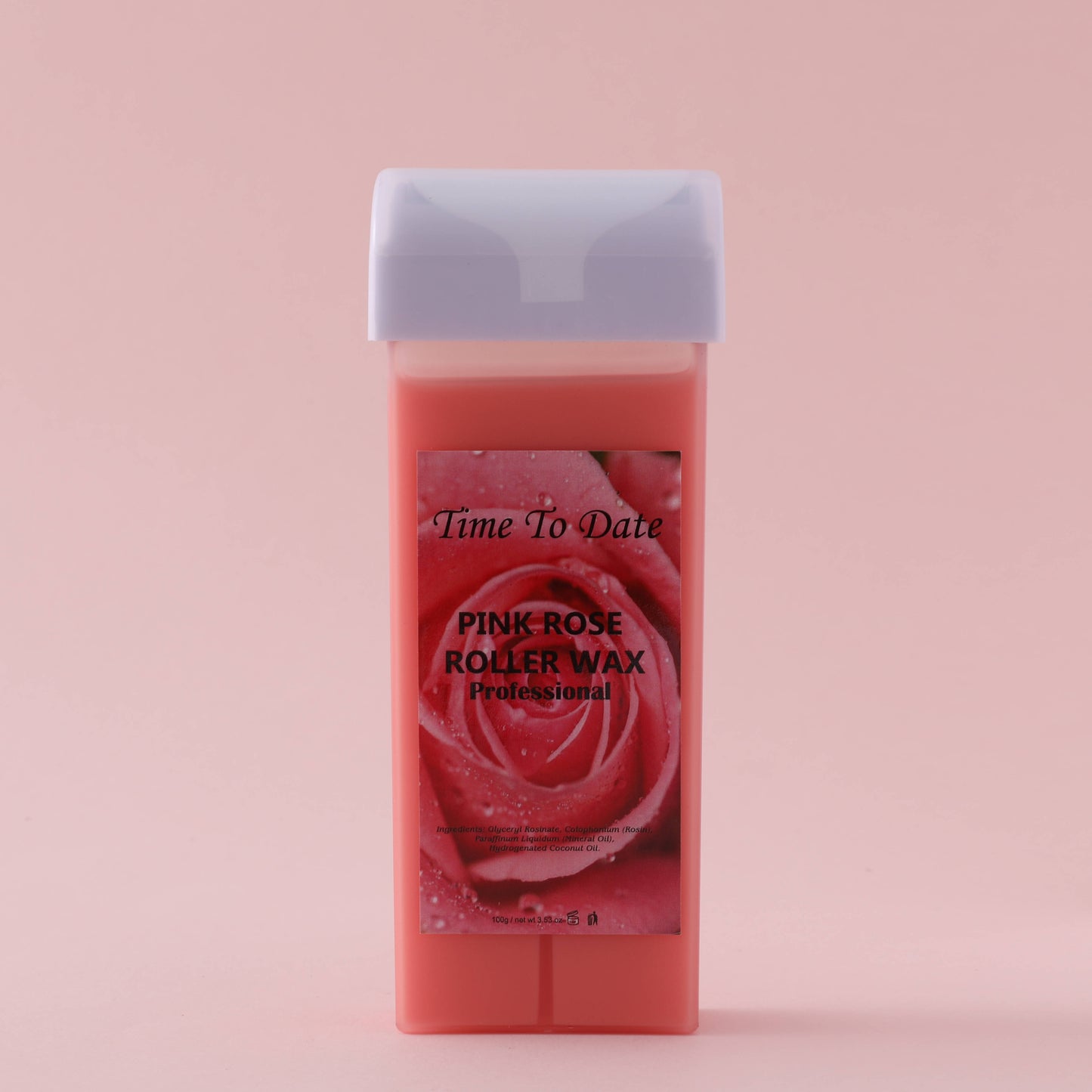 100g Pink Rose Roll-on Hot Film Depilatory warm Wax depil Hair Removal liposoluble soft Wax roller Cartridge