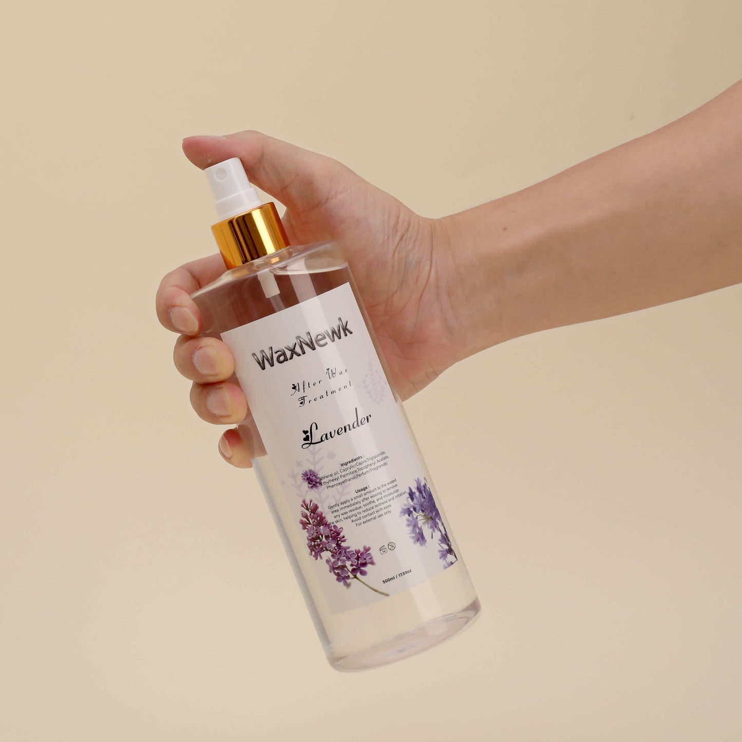 Skin Care Wax Oil Essential 500ml after Wax Treatment Spray after Wax Treatment Oil for Salon Spa