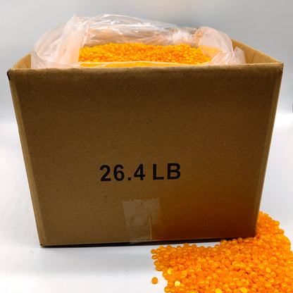 Doll Wax painless 12kg 26.4LB SPA choice Premium  glitter golden orange Hard Wax Beads Bulk rosin free depilatory cera depilatoria